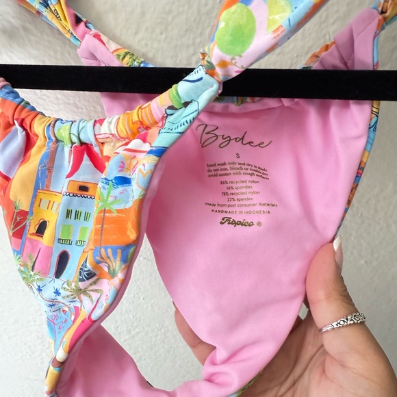 Bydee Australia Swim Bikini Bottom Tropico Print Size S Vacation Summer - Picture 4 of 5